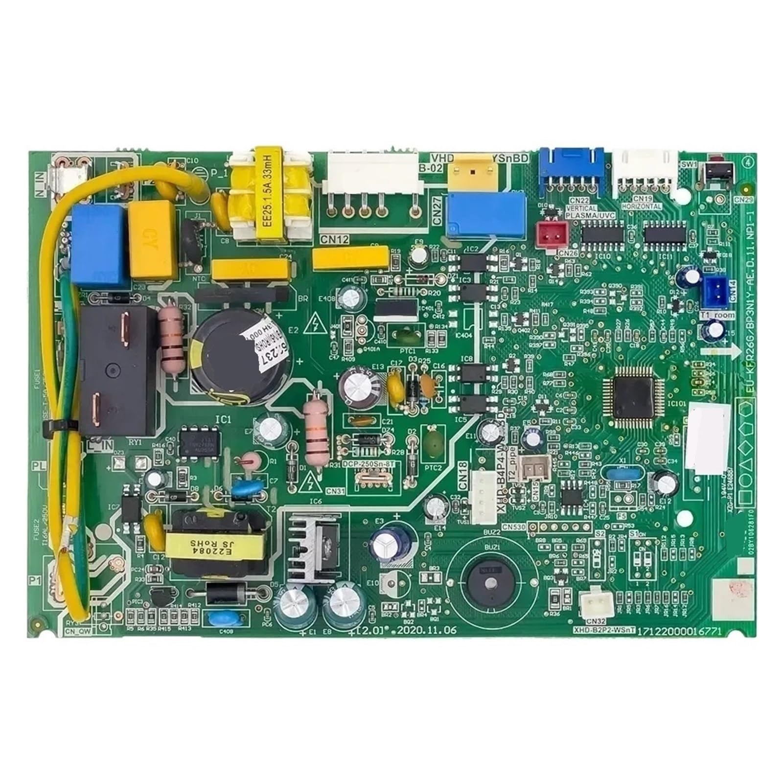 Air Condtioner Control Board，Compatible For Midea，for EU-KFR26G BP3N1Y-AE.D.11.NP1-1 17122000016771(Type A)