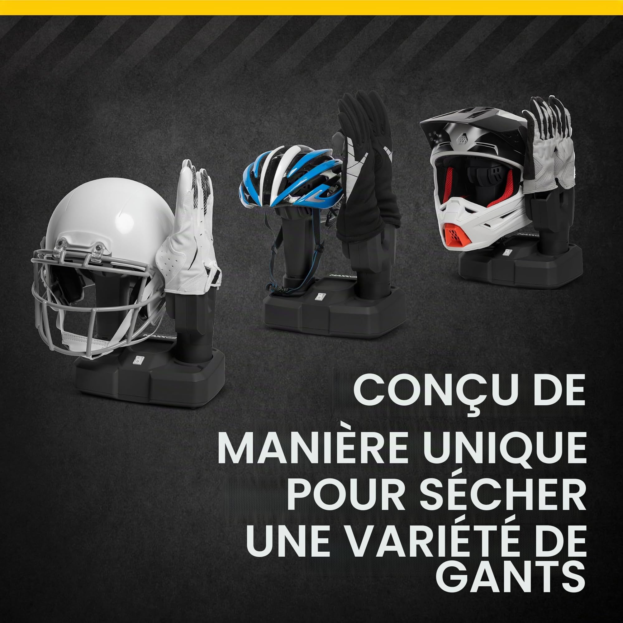 Maxxdry Séchoir Casque et Gants – Puissant – UK