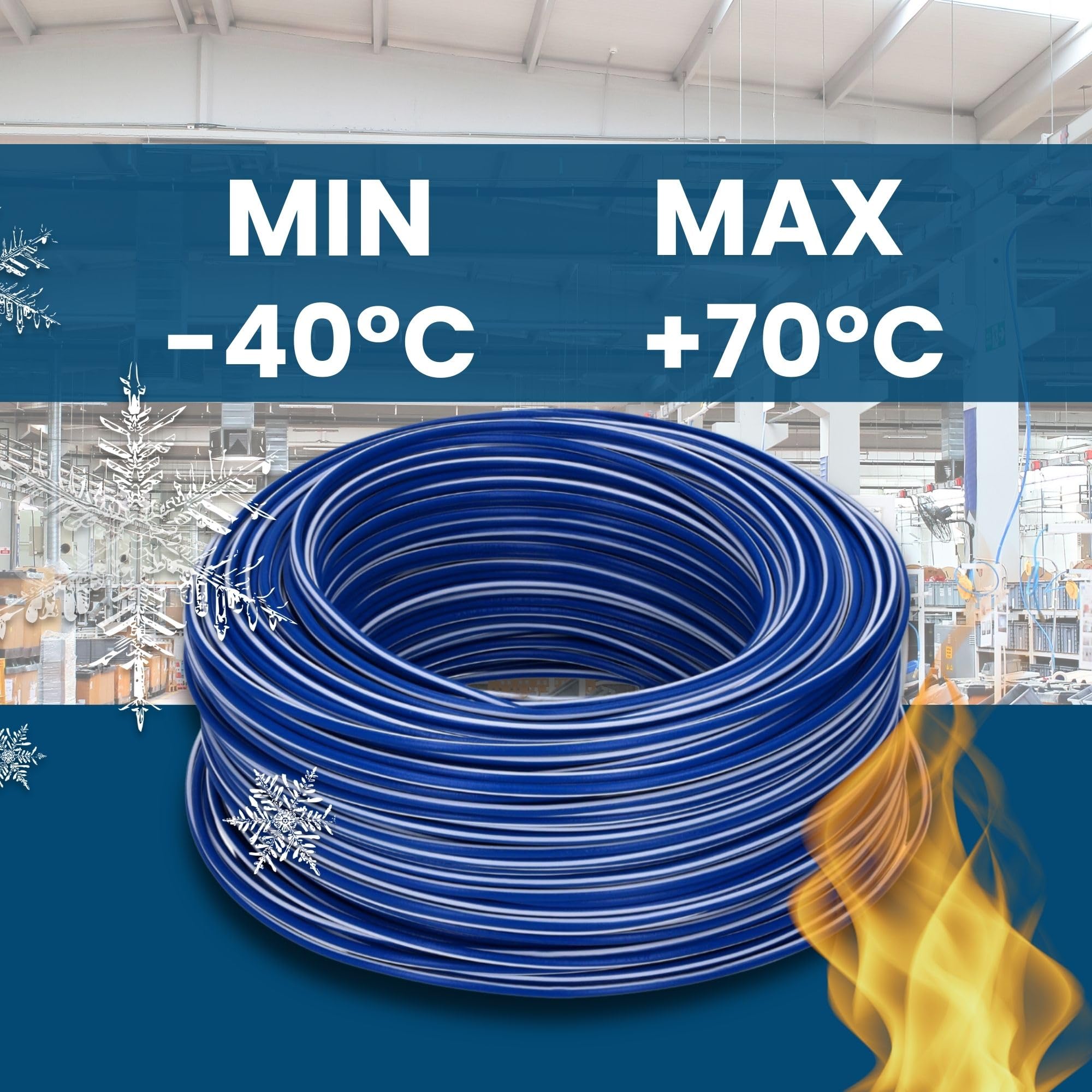 EBROM Aderleitung - Einzelader flexibel - PVC Leitung - Schaltlitze - Litze H05V-K 0,75 mm² (0,75 mm2) - Farbe: grün - viele Längen wählbar, von 10 Meter bis 100 m - Ihre ausgewählte Länge: 10 m EBROM Aderleitung - Einzelader flexibel - PVC Leitung - Schaltlitze - Litze H05V-K 0,75 mm² (0,75 mm2) - Farbe: grün - viele Längen wählbar, von 10 Meter bis 100 m - Ihre ausgewählte Länge: 10 m