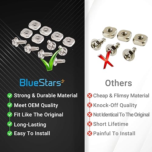 Miniatura 2 de BlueStars Kit de tornillos para bloque de terminales de secadora 279393 mejorado, pieza de repuesto compatible con secadores Whirlpool Kenmore