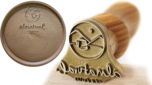 Sello de arcilla personalizado  Sello de cerámica  Sello de cerámica  Sellos de arcilla  Sellos de cerámica  Sellos de madera para arcilla  Sello