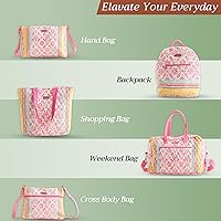 Vista 13 de Maison d' Hermine Bolsa de lona para mujer, bolsa de lona de algodón reutilizable para el hombro, bolsas de comestibles a granel con asa para 01