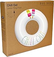 Vista 7 de Rae Dunn x CocoNut Float Junior Ring Float - Balsa inflable de 32 pulgadas y tubo interior de agua duradero - Conducción estable para fiestas