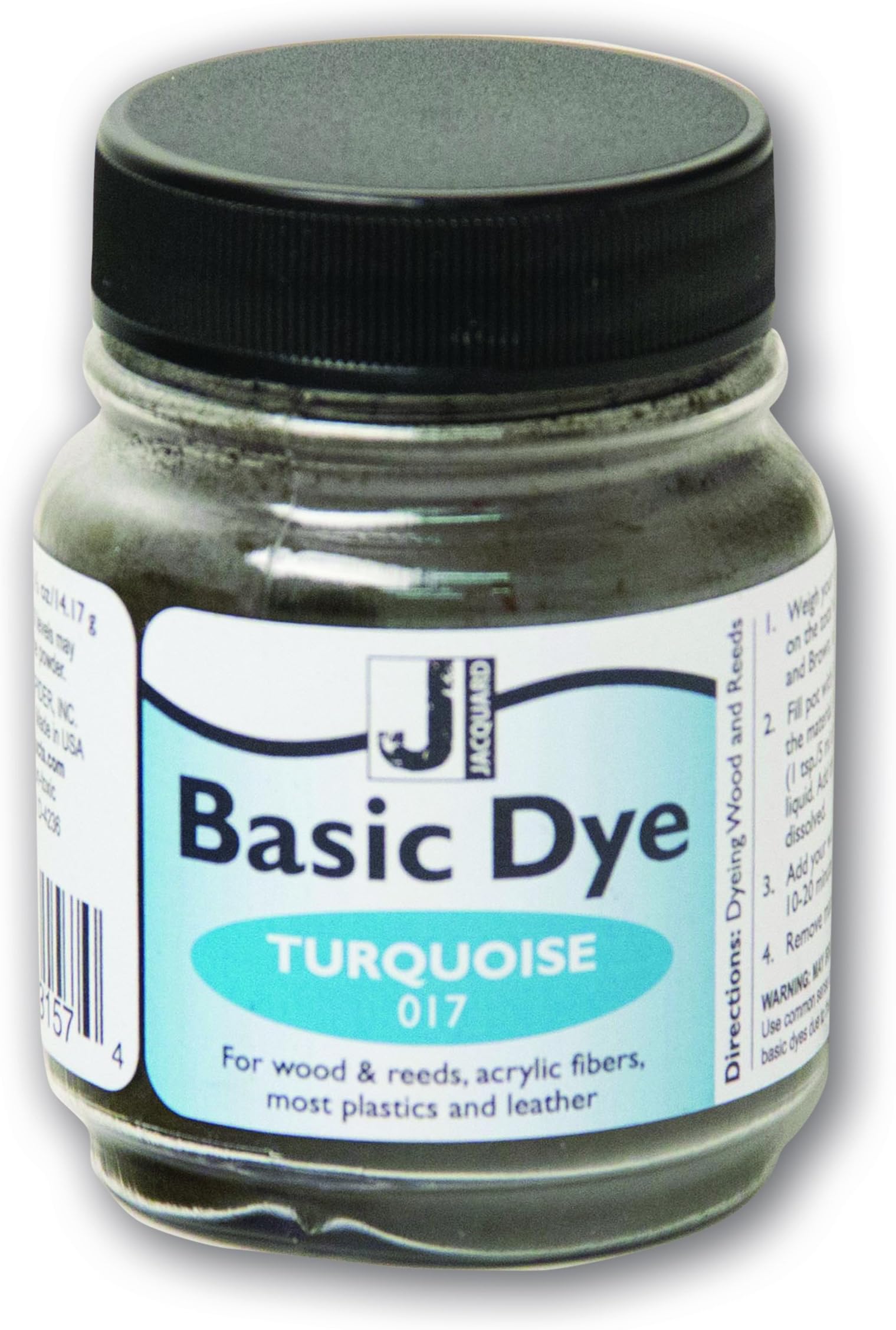 Jacquard Basic Dye Turquoise 14g – Intense Colour for Acrylic Fibres & Hard-to-Dye Surfaces