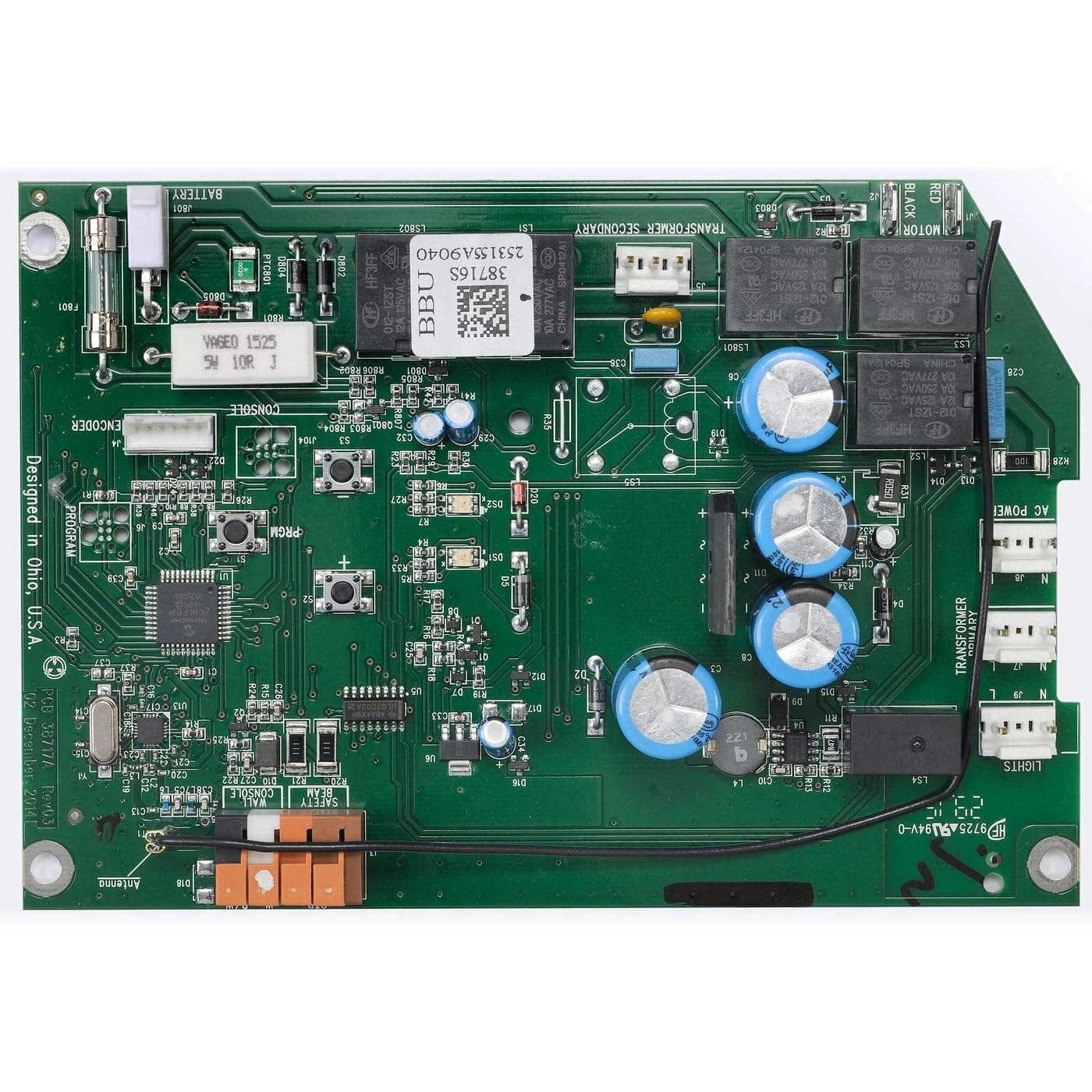 Replacement for Genie 39340S.S Circuit Board Assembly Chain or Belt Drive Garage Openers Units 3020H, 7035, 7055 OEM