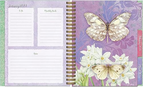 Miniatura 4 de WSBL Planificador 2024 File-It de mariposas (24997071007)