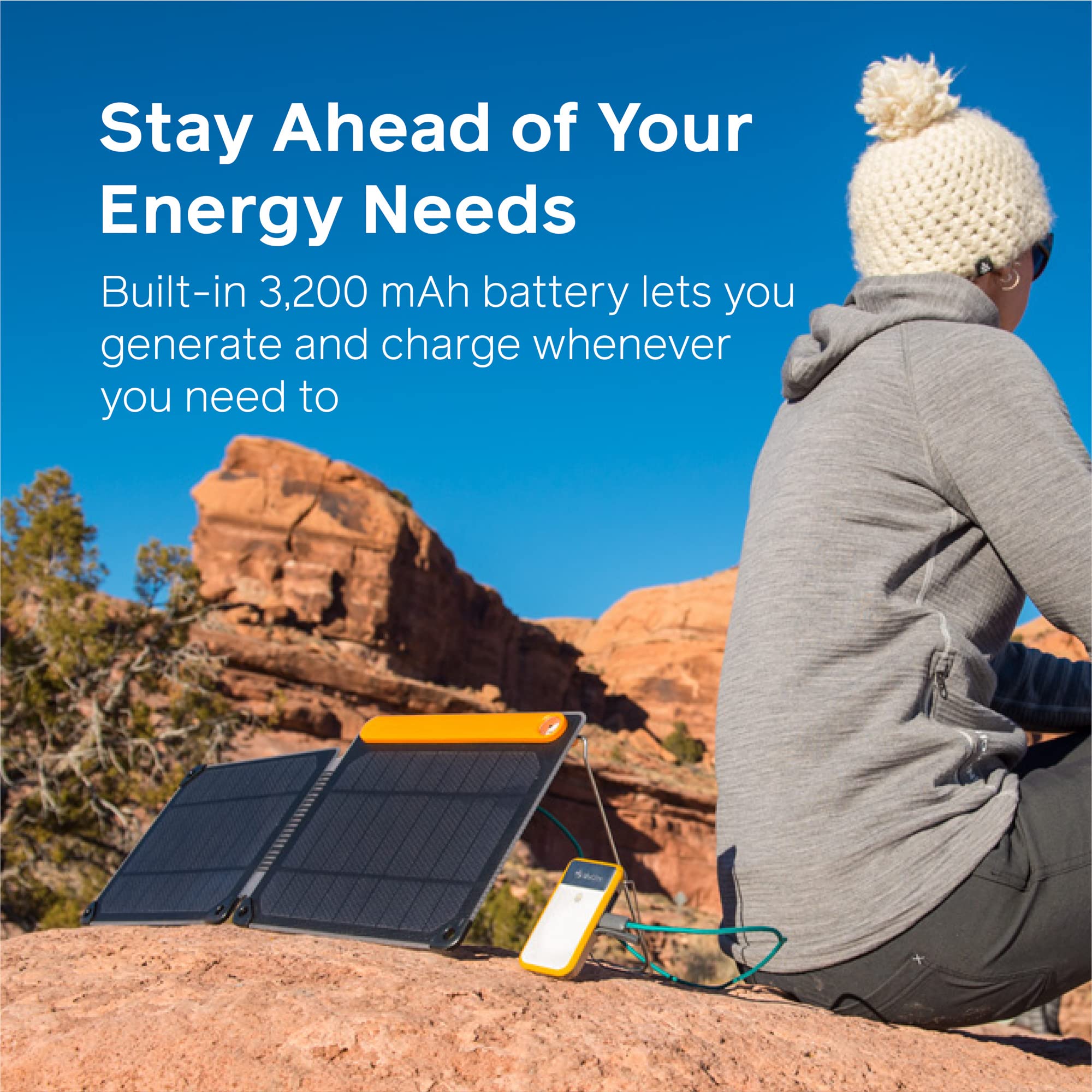 BioLite SolarPanel with 3,200 mAh Battery, 10+ (10 Watt) : Amazon