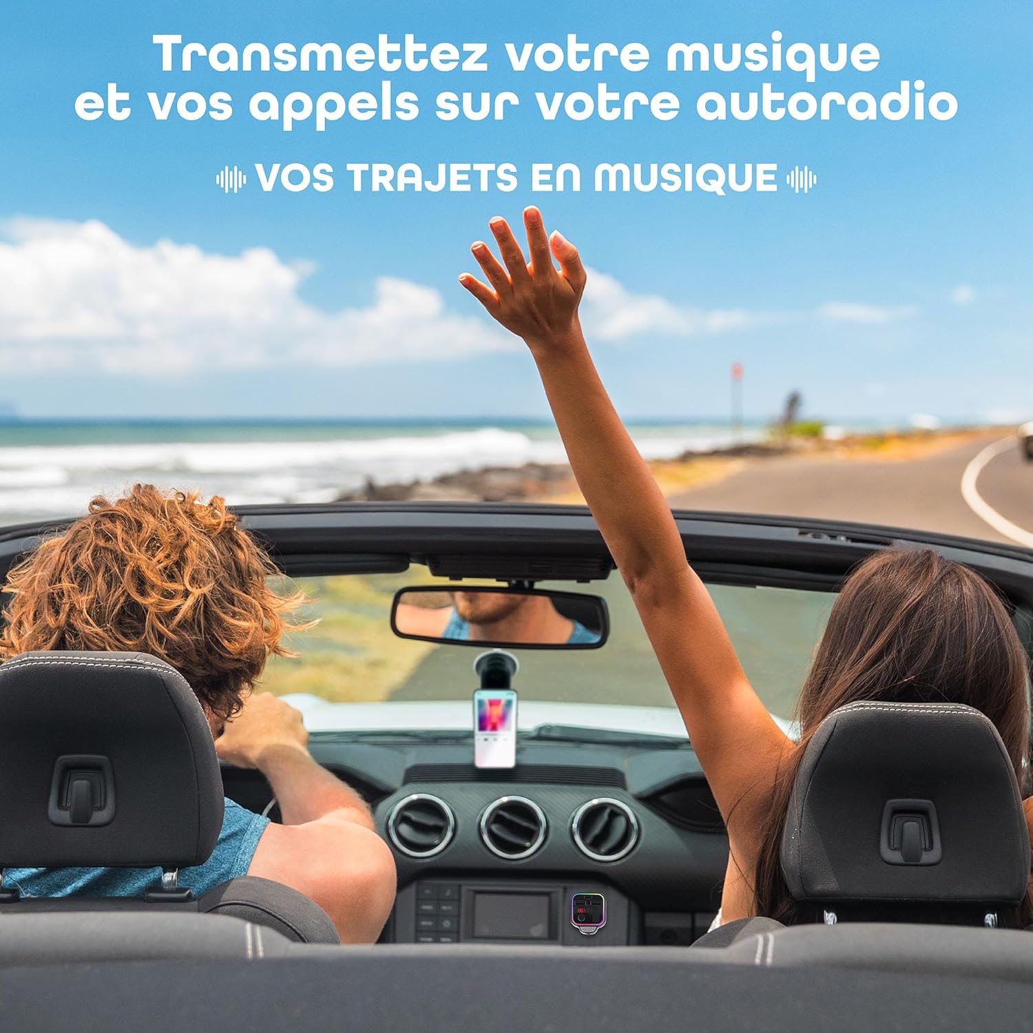 Dimensions of T'nB FMCT09 Bluetooth FM Transmitter