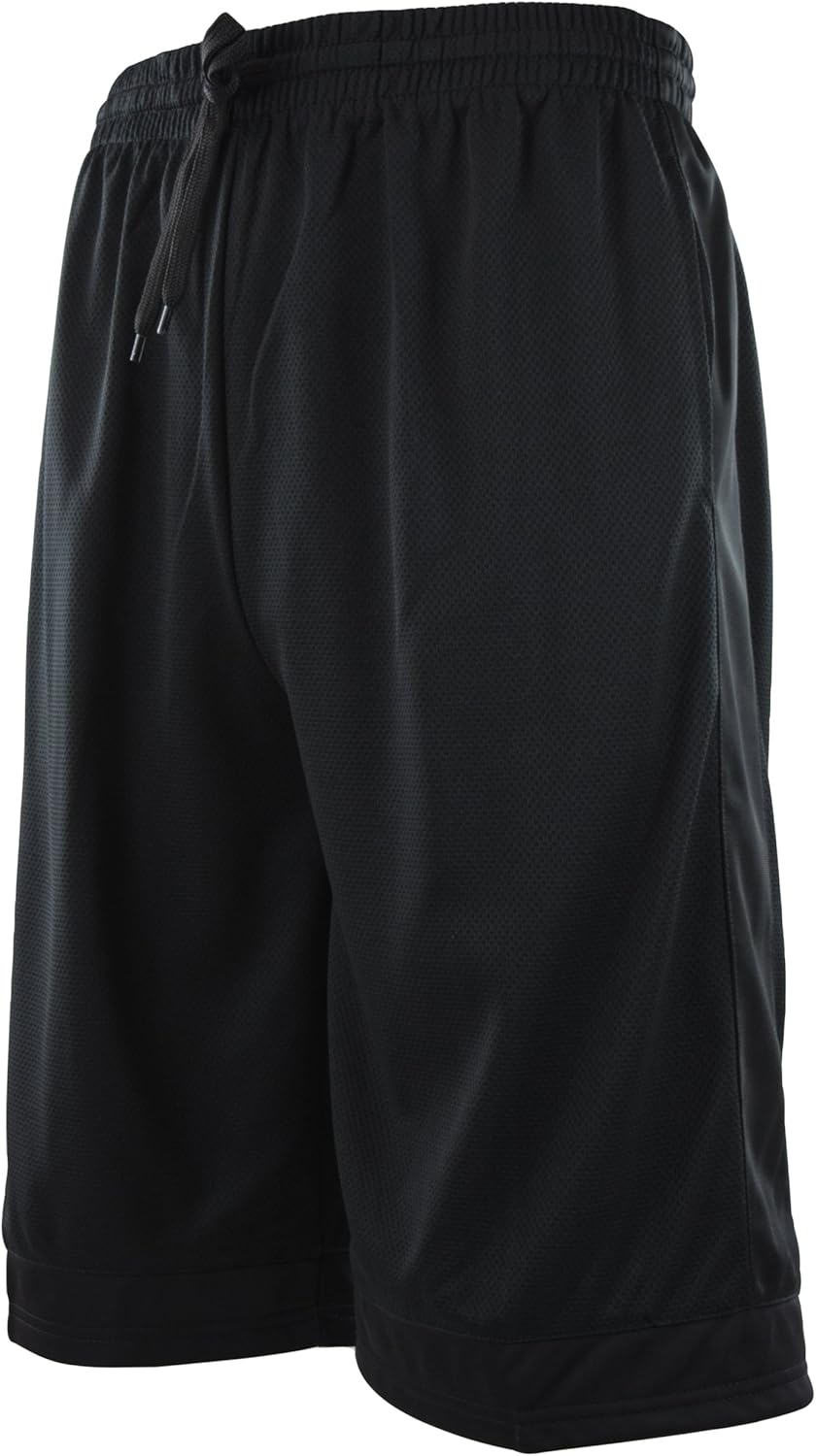 ChoiceApparel Mens Solid Color Basketball Training Shorts with Pockets and Drawstring: Clothing