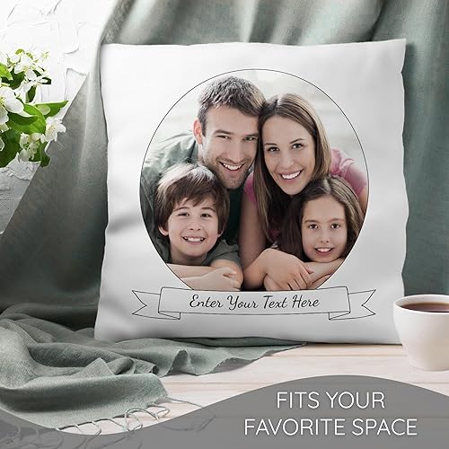 Miniatura 6 de Sentiment House Almohada personalizada con foto familiar - Almohada personalizada para mujeres - Almohada personalizada - Almohada familiar de