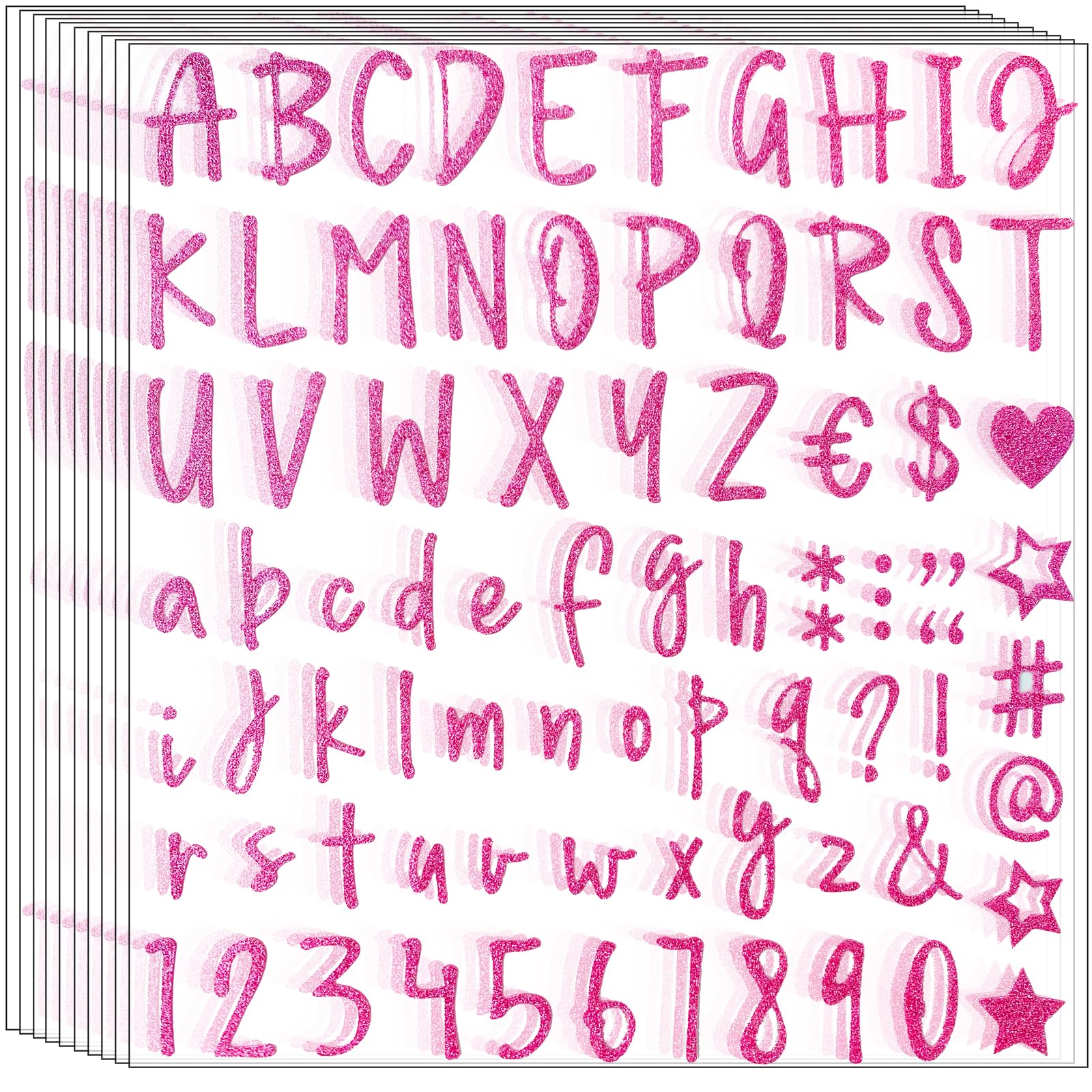 Grevosea Lot De 10 Feuilles D'autocollants En Vinyle Pour Boîte Aux