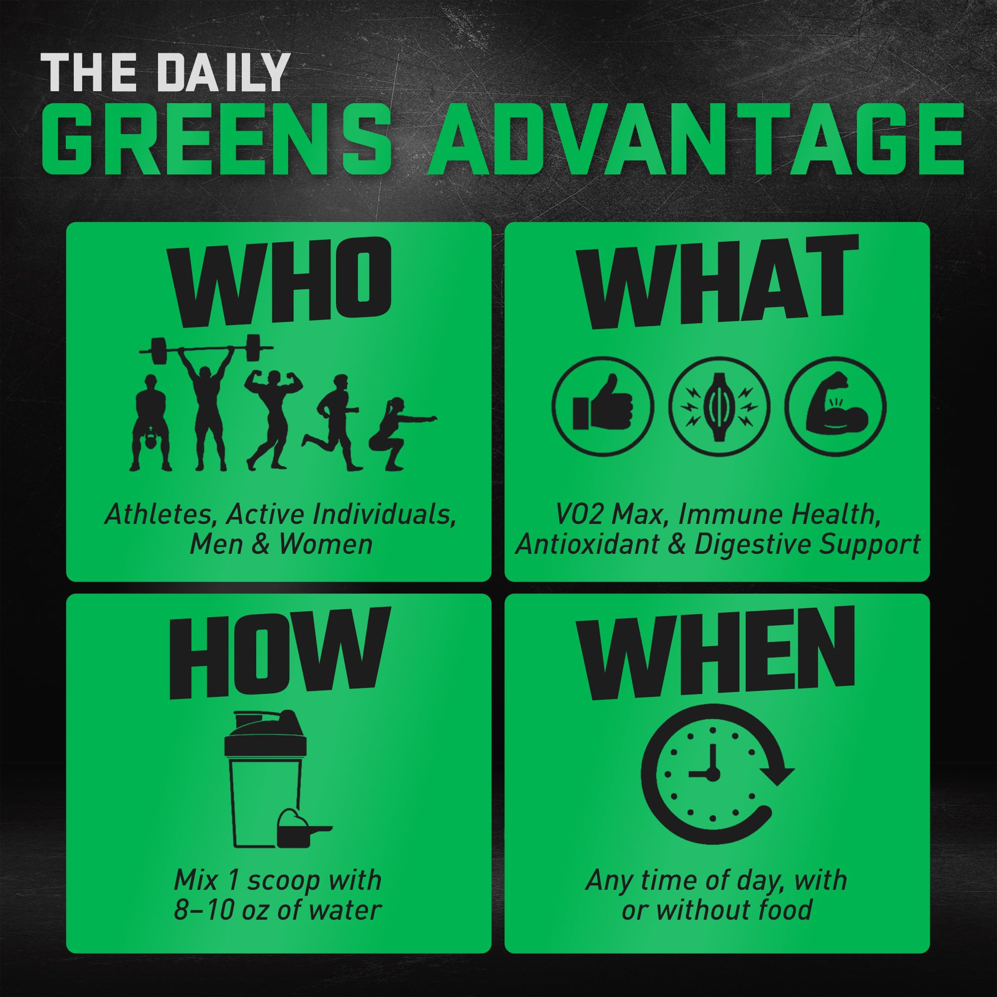 JYM Greens Powder Supplement w/Organic Spirulina - Blueberry Acai, 15.2 Oz — Amazon image 4