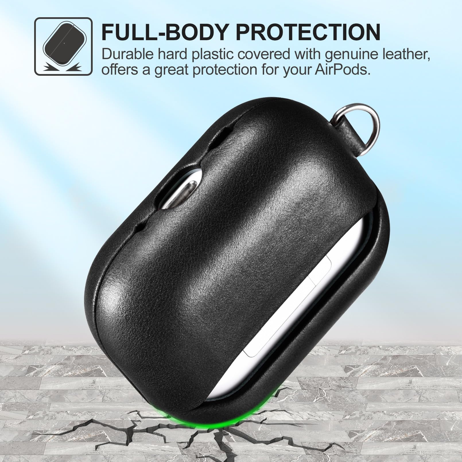 Amazon | AirPods Pro 3 用ケース 本革レザーケース (2025年9月発売