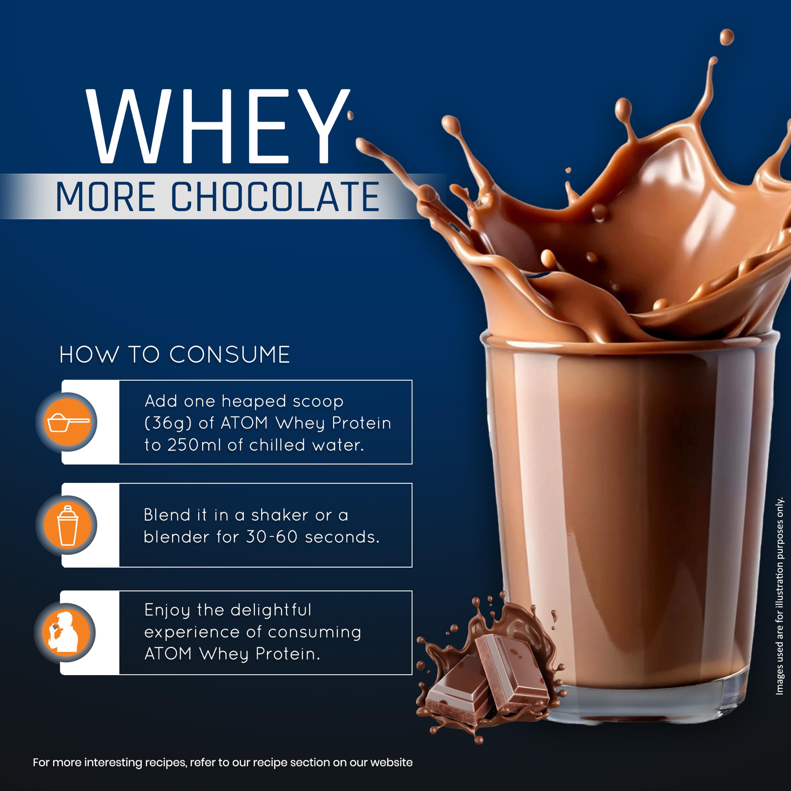 AS-IT-IS Nutrition ATOM Whey Protein 1kg | 27g protein | Isolate & Concentrate | Double Rich Chocolate | USA Labdoor Certified | With Digestive Enzymes for better absorption — Amazon image 9