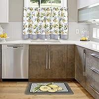 Vista 6 de Achim Home Decor - Tapete antifatiga para suelo, 18 x 30 pulgadas, diseño de gallo, impermeable, antideslizante, fácil de limpiar, tapete acolchado