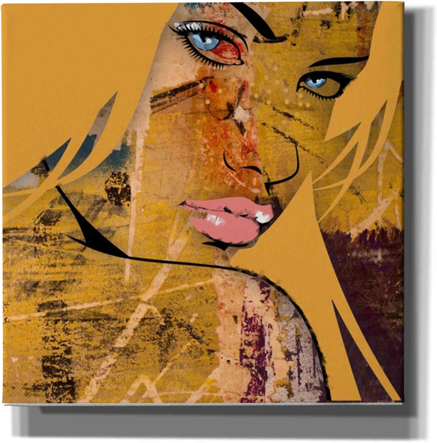 Epic Graffiti 'Sultry' by Karen Smith, Canvas Wall Art, 12"x12"