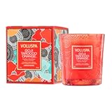 Limited Edition Goji Tarocco Orange Classic Candle&comma; 9 oz&comma; 60 Hour Burn Time&comma; Coconut Wax for Clean Burning&comma; Handcrafted in The USA