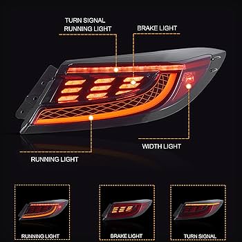 アクセサリー VLAND LED Tail Lights VLAND LED Tail lights Compatible with Toyota GR86/Subaru BRZ