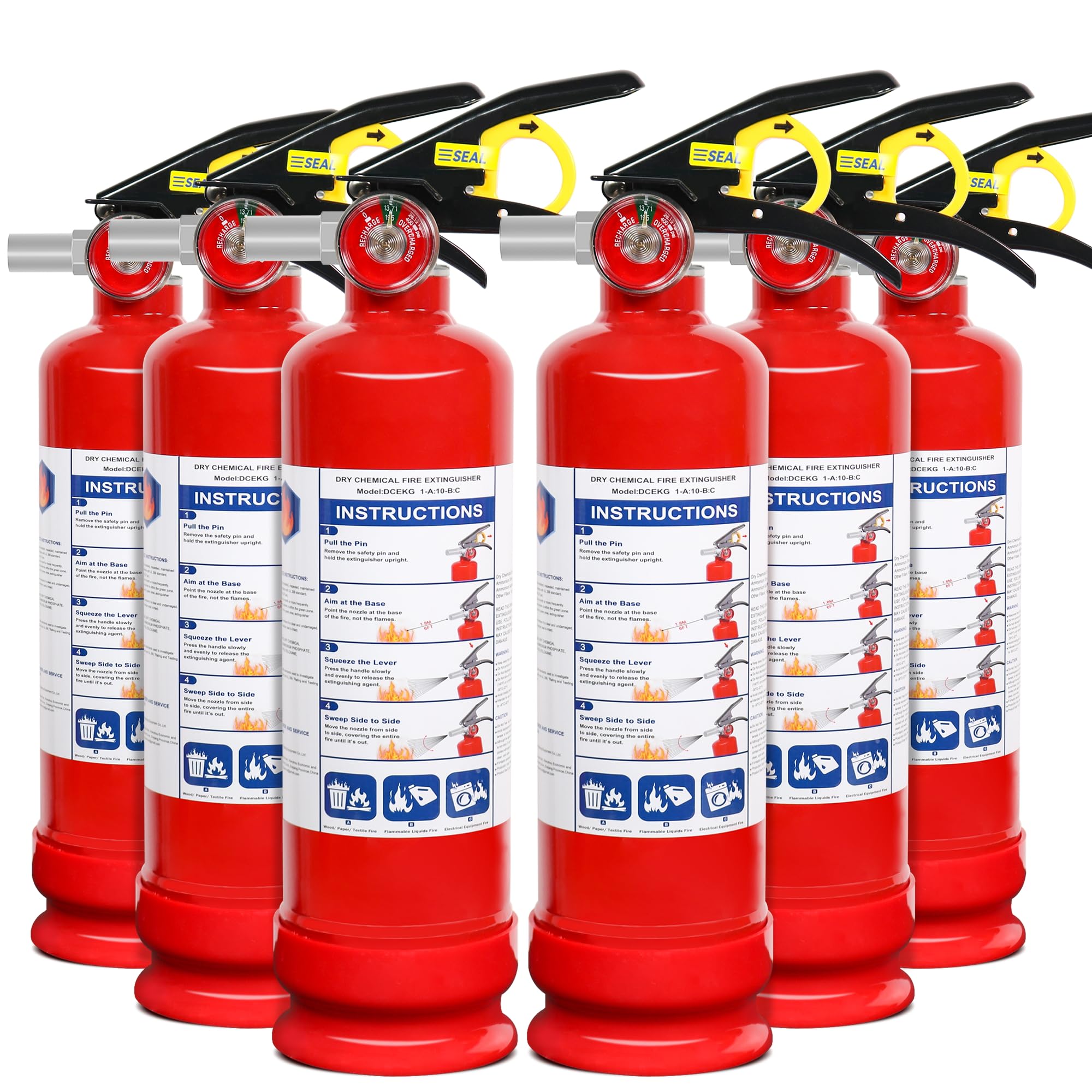 2.5 lb ABC Dry Chemical 6-Pack