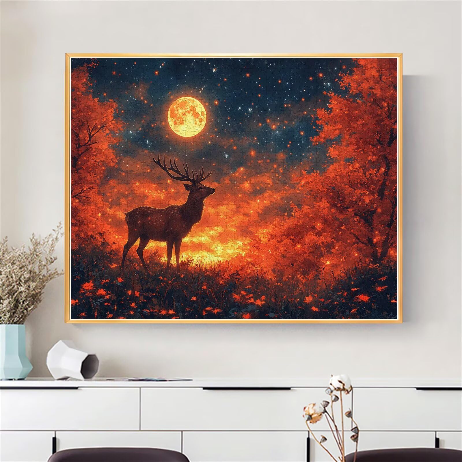 Puzzle Erwachsene 2000 Teile Mond REH Educa Jigsaw für Kinder ab 8 Jahren Mädchen Jungen, Erwachsene Impossible Klassische Puzzles Schwer, Anspruchsvoll Spielspaß, Als Familienspiel 70x99cm t-992