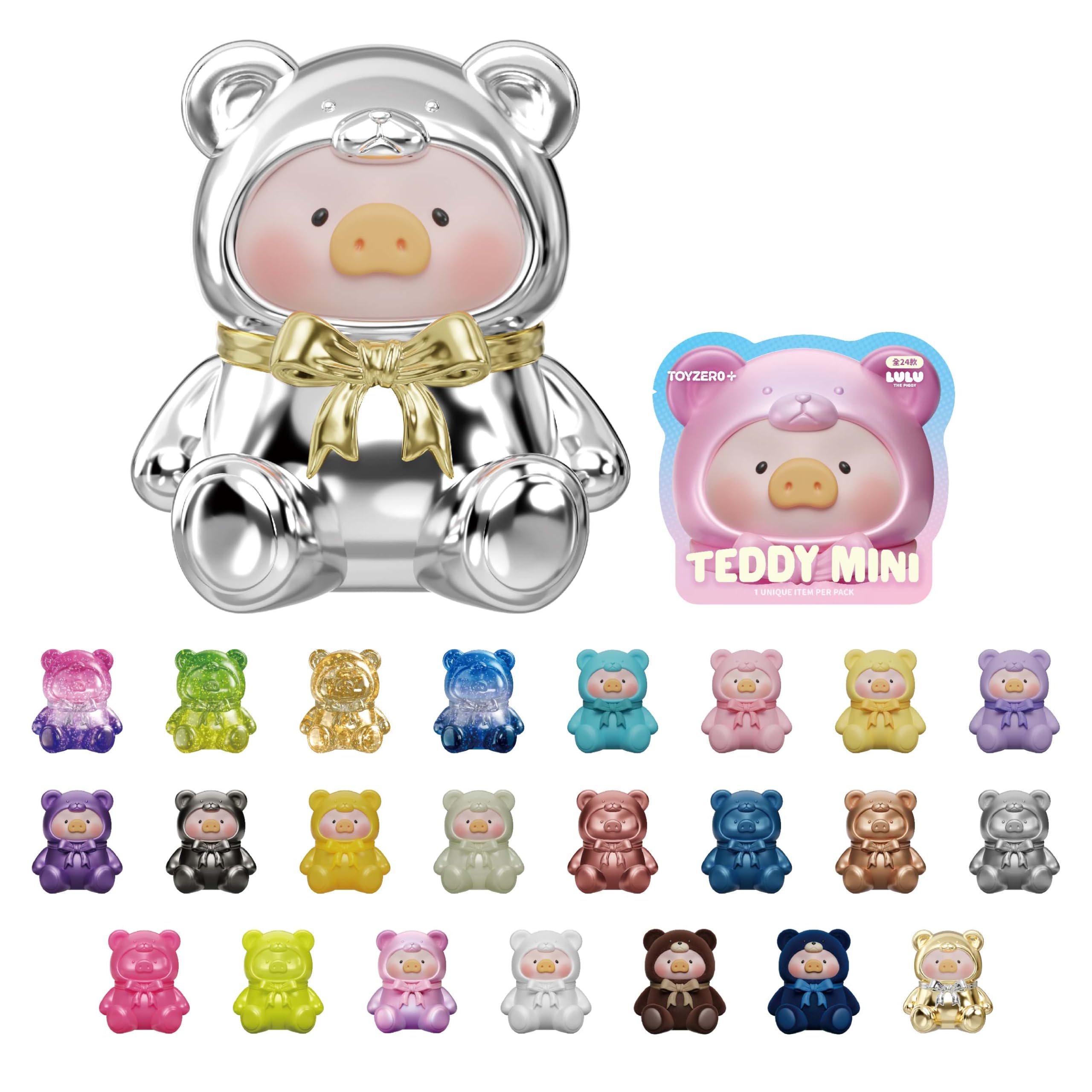 Amazon.com: TOYZERO + Lulu The Piggy Blind Bags Set - 20PCS Teddy