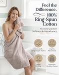 LANE LINEN 100% Ring Spun Cotton Bathroom Towel Set - 16 Piece - Soft, Quick Dry & Highly Absorbent - 4 Bath, 8 Wash Cloths, 4 Hand Towels - Ideal for Guests & Perfect for Bathroom Decor - Platinum