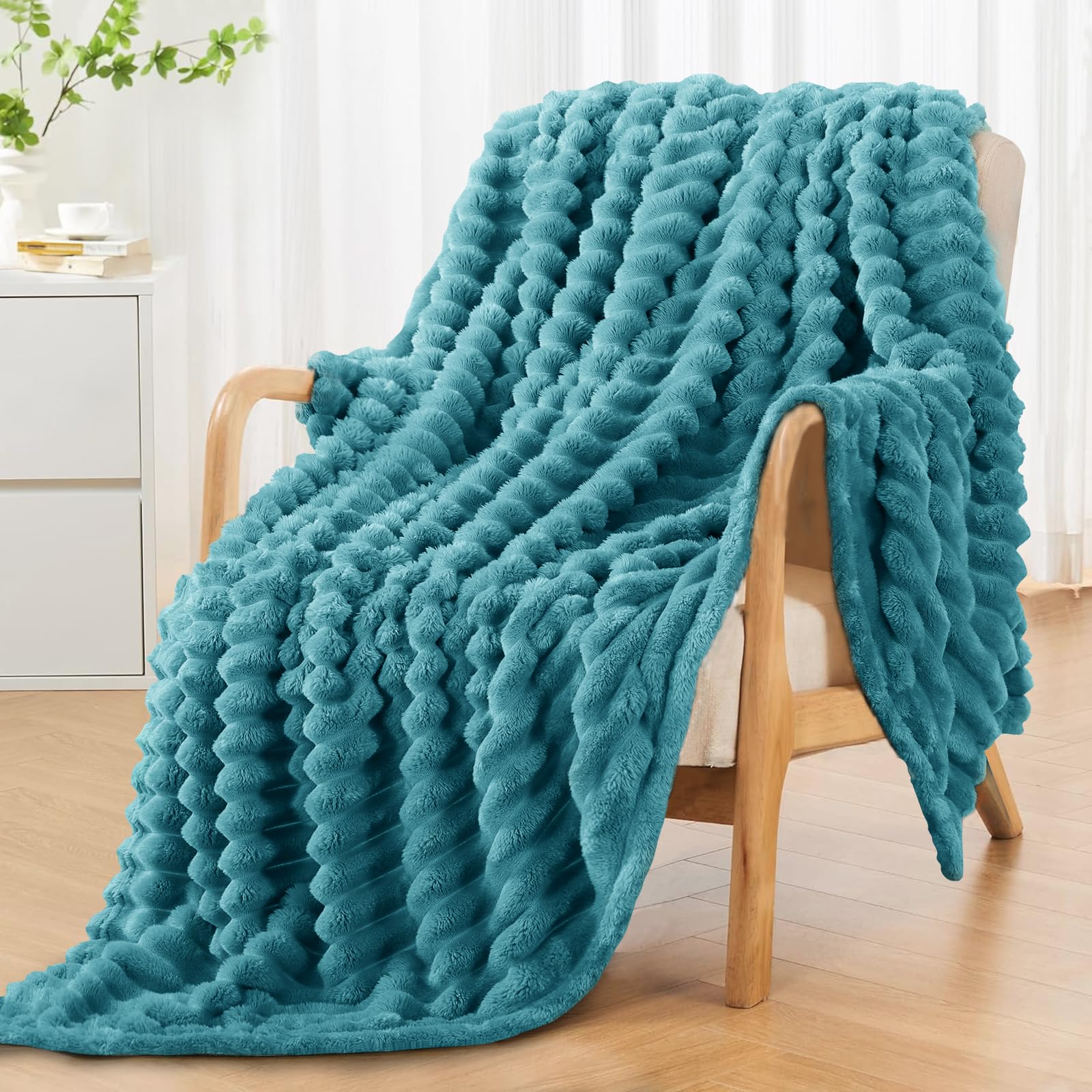 Plaid Polaire Géant 220x240 Cm – Pingouin Bleu – Doux, Moelleux, Anti-acariens – NDXRWDZR