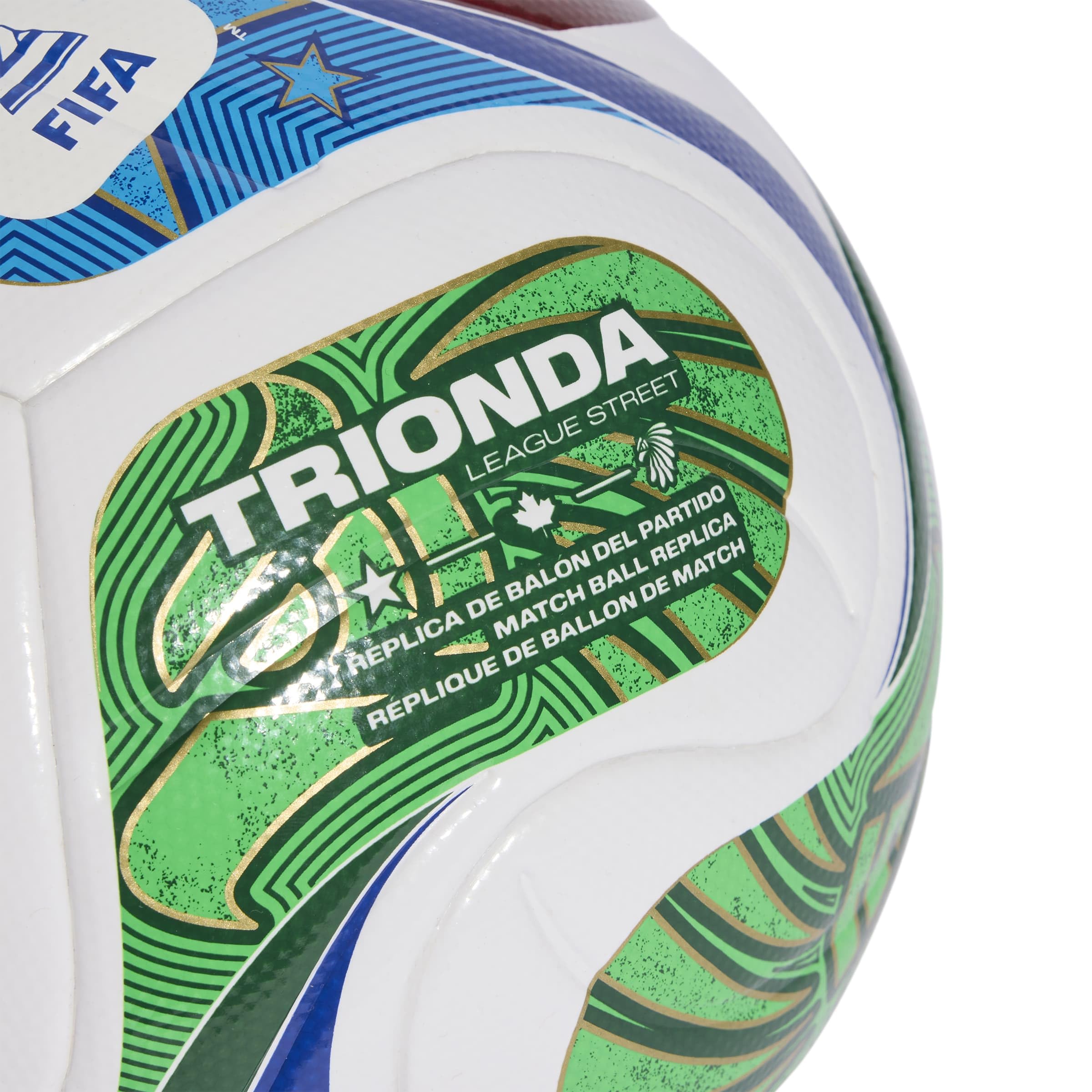 Adidas FIFA World Cup 26 Trionda League Street Ball JD8035, Palloni da calcio unisex, bianco, taglia 5 - 3