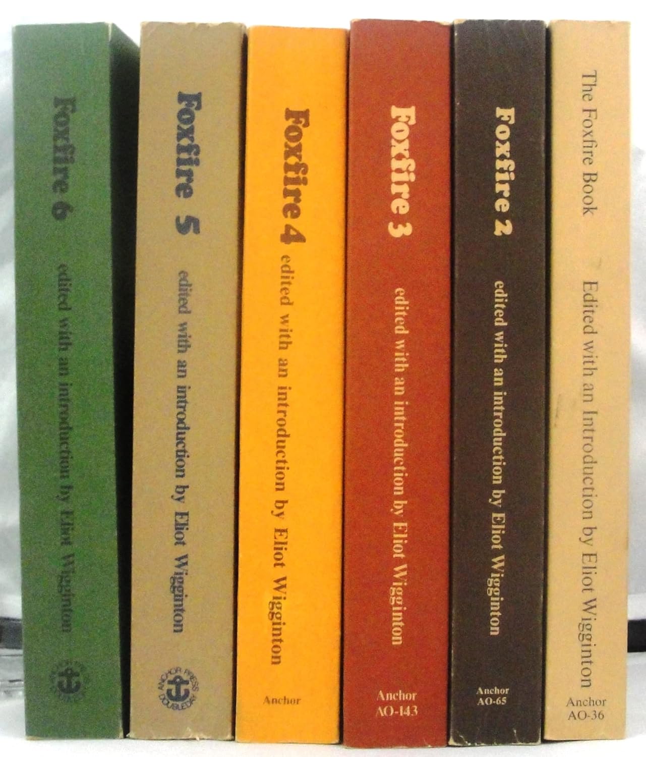 6 book Foxfire set The Foxfire Book Foxfire 2 Foxfire 3 Foxfire 4