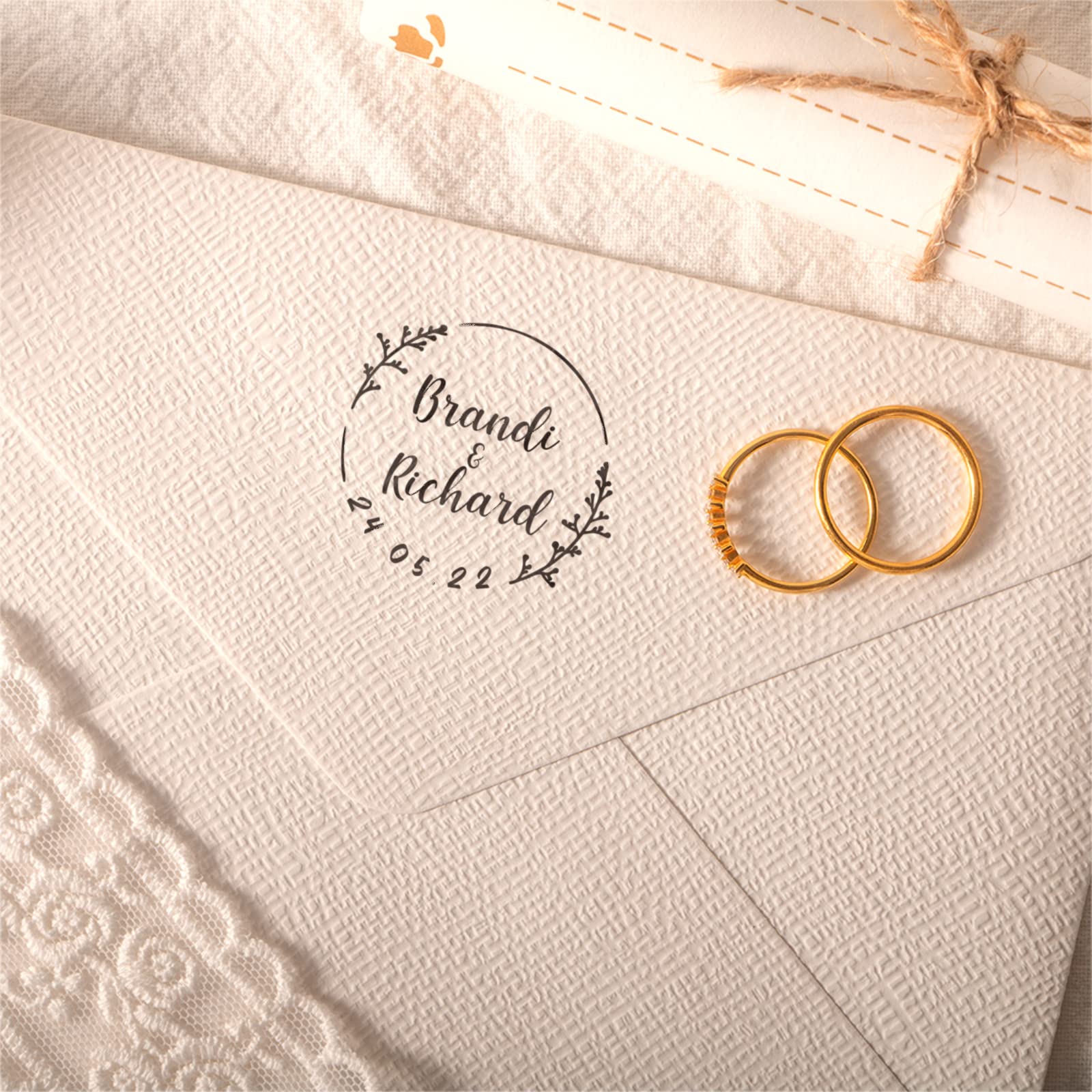 Custom Logo Text Stamp - Personalized Stamp Clearly Impressions on Various Surfaces Custom Stamp for Business Logo Branding or Crafting Needs