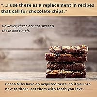 Vista 3 de Pure Natural Miracles Puntas de cacao de 1 libra y cacao en polvo de 2 libras, orgánico crudo sin azúcar