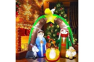 6.5ft Nativity Outdoor Inflatable: A Radiant Celebration of Christmas