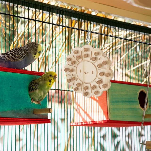 Foto 6 de 8 de Juguete con tapón para masticar loros,Juguetes de corcho para loros - Accesorios para jaulas de loros