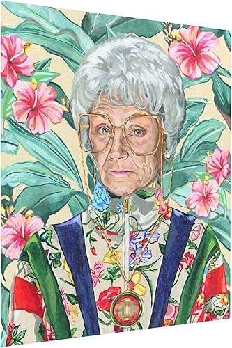 Póster retro de los años 80 para niñas geniales y vanguardistas  Impresiones de decoración de pared doradas y niñas  Póster femenino preppy  Póster