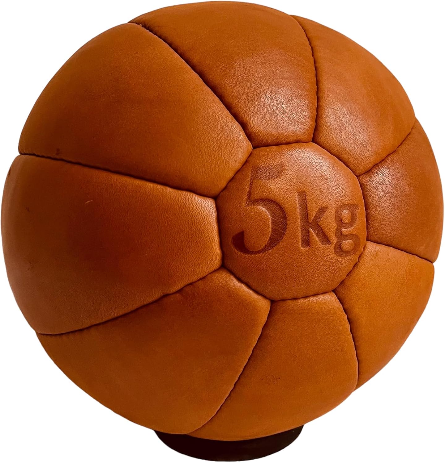 Medicine Fitness Balls | 3kg | 5kg | TAN Color 100% Cow Leather Vintage Training Gym MMA Boxing | Retro by GEOFFREY