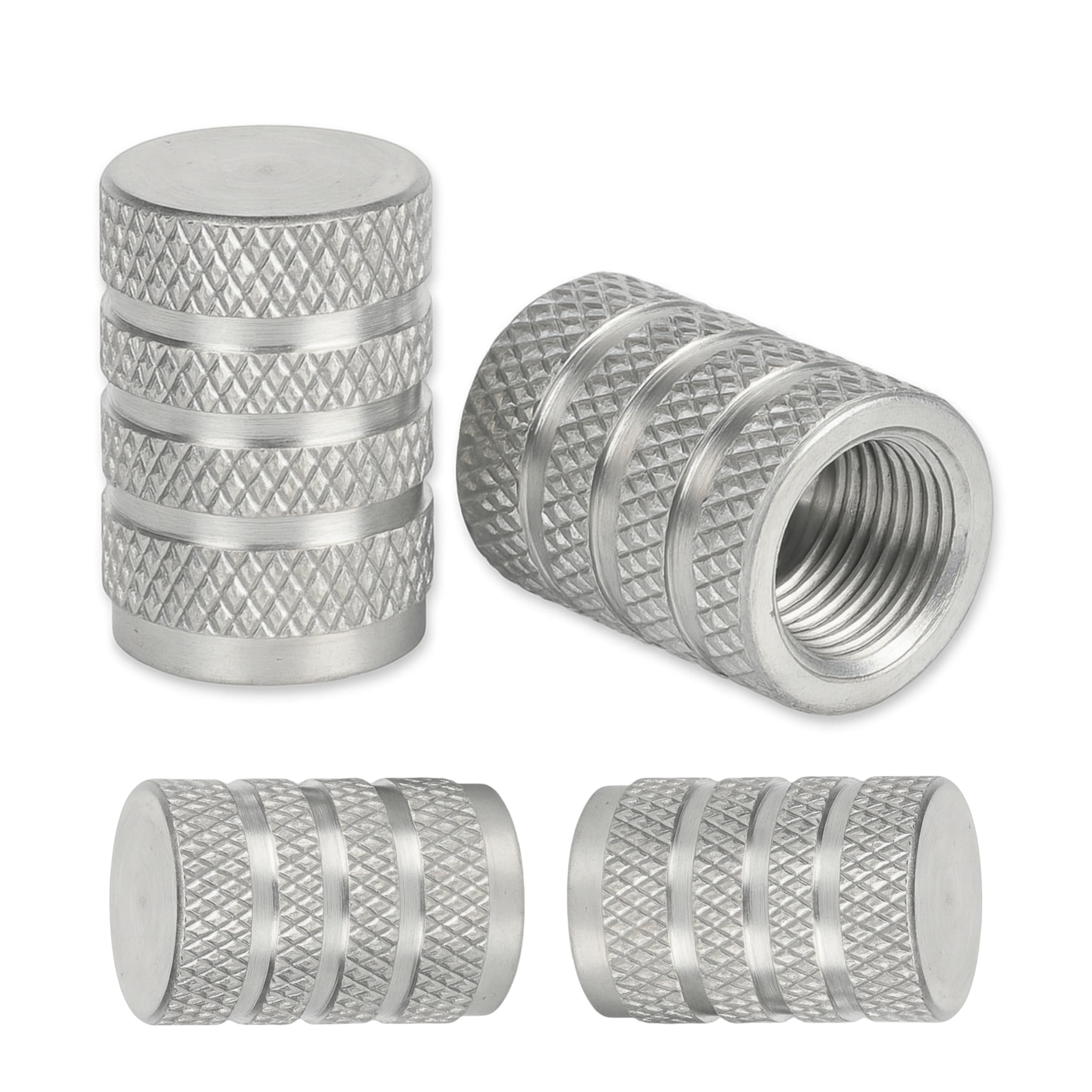 Cappucci Valvola Pneumatici - 25 Pezzi, Alluminio, 5 Colori, Universali - Foto 10