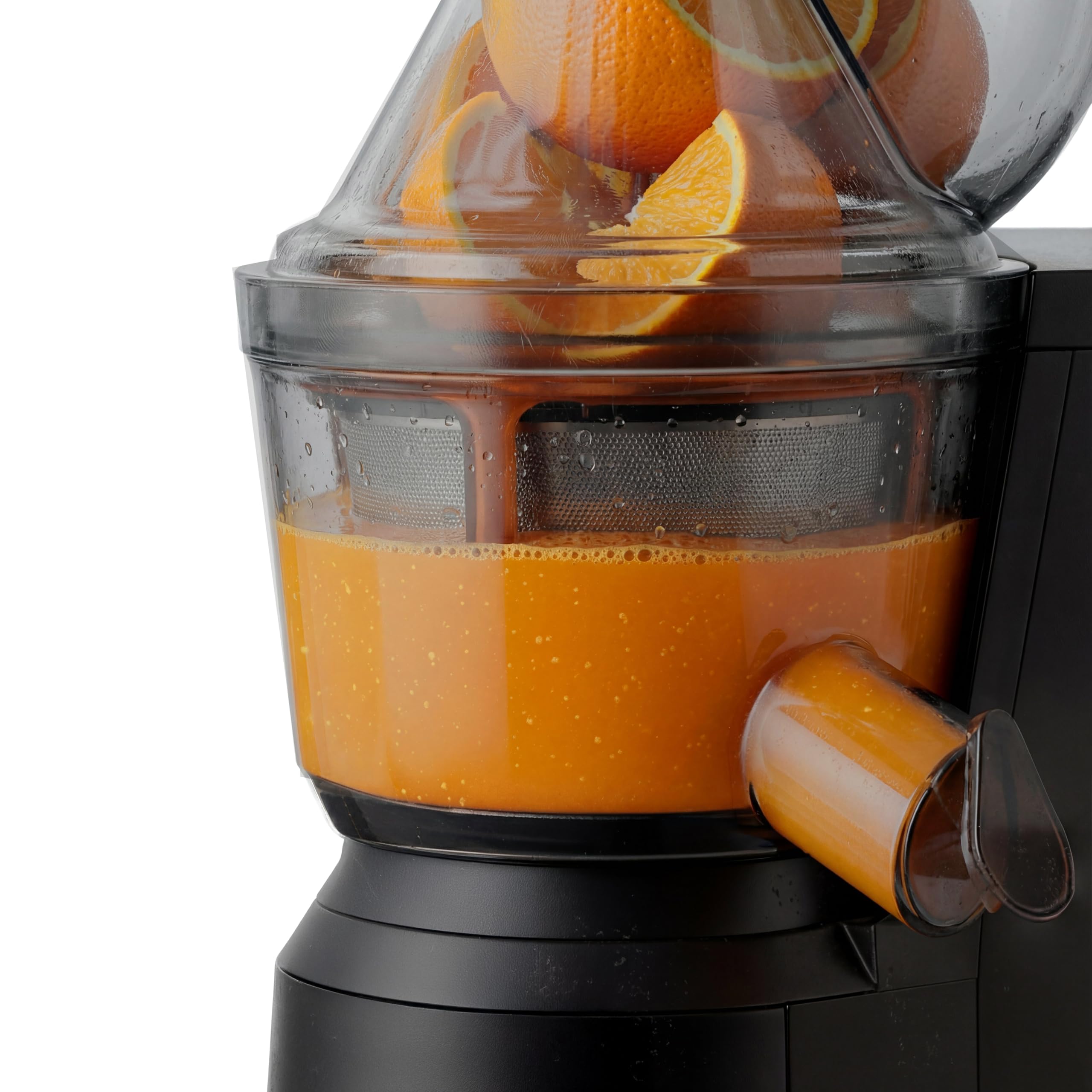 H.Koenig GSX24 Extracteur de Jus Vertical 400W 82mm Large Bouche 3 Tamis sans BPA