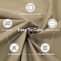 Vista 8 de OutdoorLines Fundas impermeables para taburete de patio al aire libre - Funda cuadrada para mesa auxiliar de patio a prueba de UV, cubierta