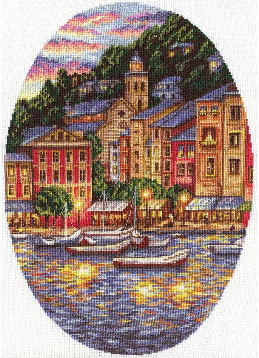 Counted Cross Stitch Kit Portofino GM-1172