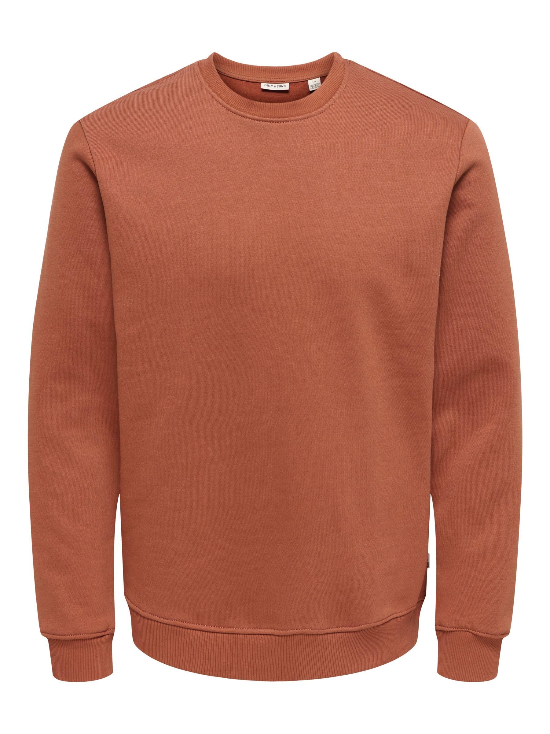 ONLY & SONS Male Hoodie Onsconnor Sweatshirt, sequoia, L