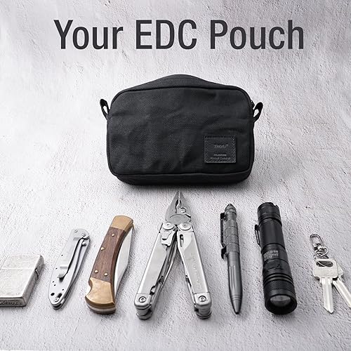 Miniatura 3 de Bolsa con cremallera para cinturón para hombres y mujeres, cremalleras YKK, bolsa para cinturón EDC para camping, senderismo, resistente al agua,
