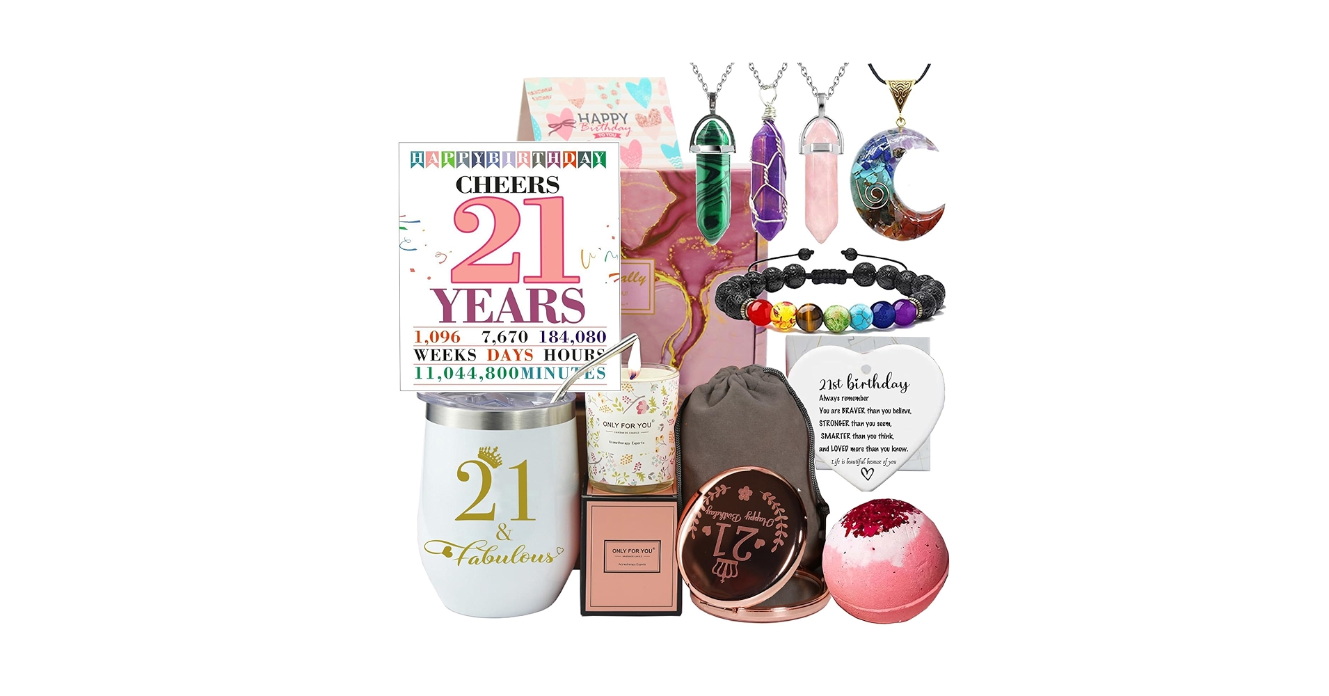 ✨売切✨ llica /6½ Year Anniver〜12\"Colle Amazon.com: Carselage 21st Birthday Gifts for Her, Unique 21