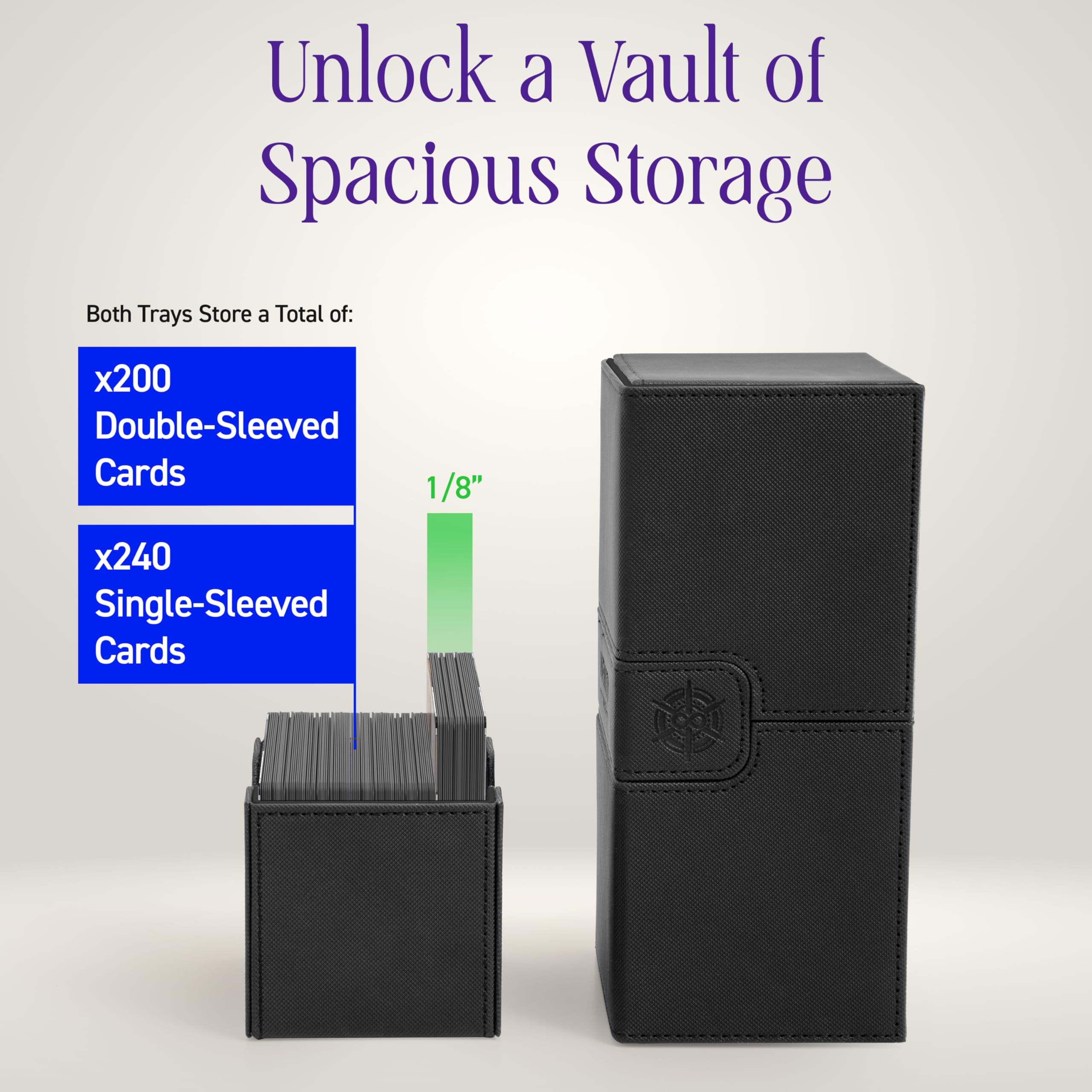 Amazon.com: MTG Deck Box Commander with Dual Sideloading & Dice