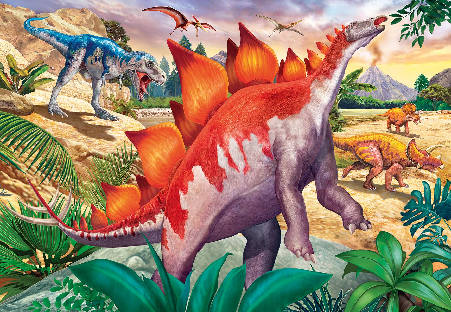 Ravensburger Jurassic Wildlife 2 x 24 Piece Jigsaw Puzzle Set for Kids - 05179 - Every Piece is Unique, Pieces Fit Together Perfectly - Image 3