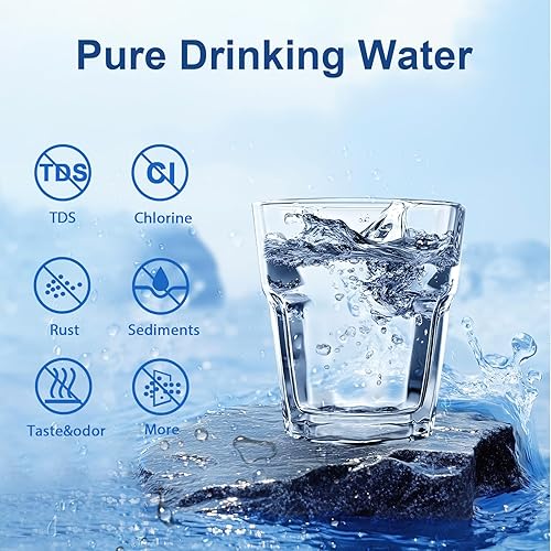 Miniatura 2 de Reemplazo del filtro de agua de 5 etapas mejorado para jarra y dispensador cero, reduce el plomo, cromo, PFOA y PFOS, compatible con ZR-001, ZR-004,