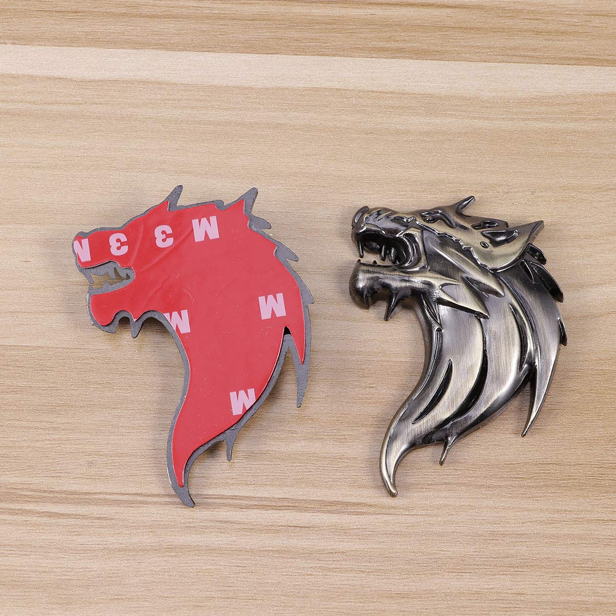 3D Wolfskopf Auto Emblem - Coole Metall-Aufkleber Für SUV & Pickup