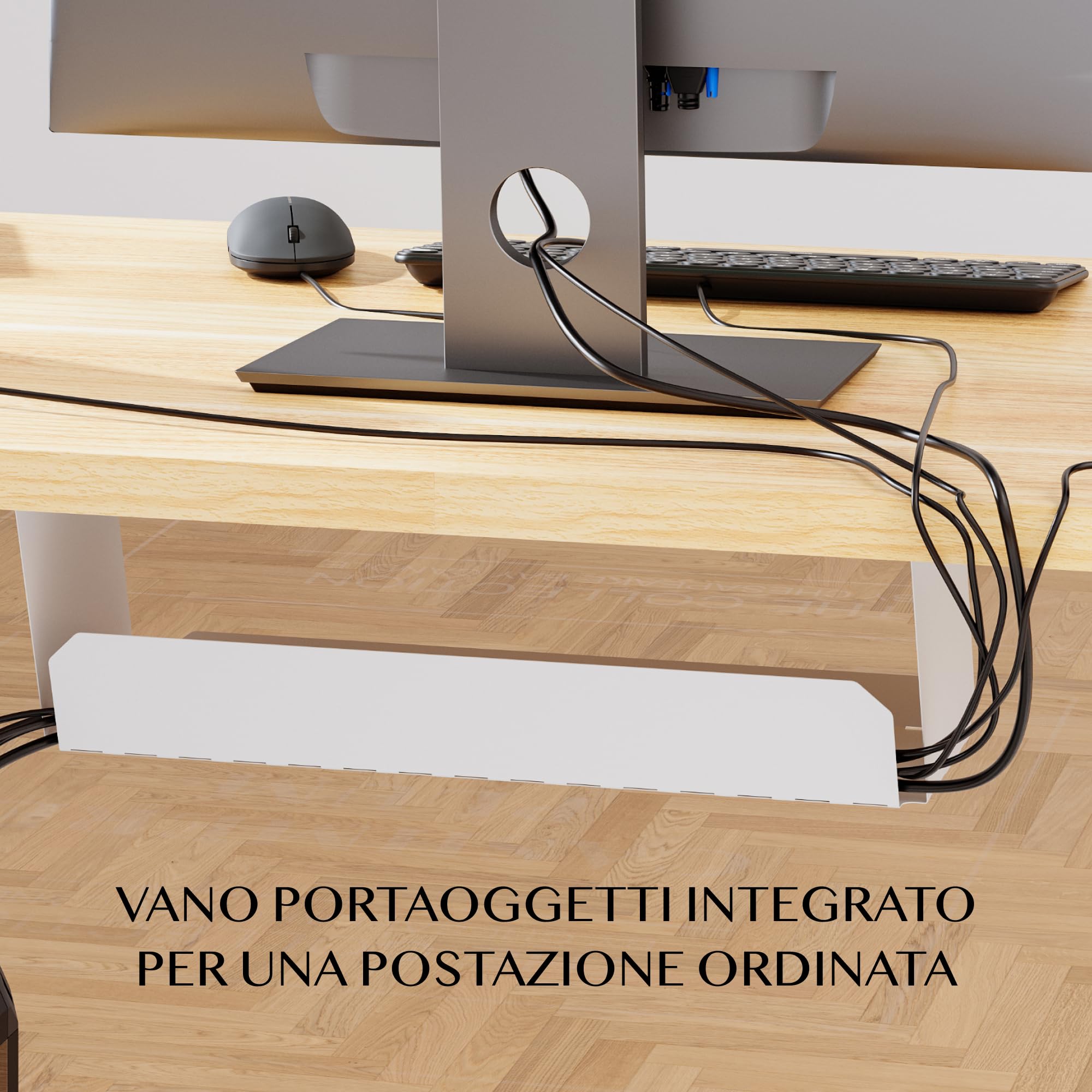 FLEXISPOT Scrivania Regolabile in Altezza 180 * 80 cm, Tastiera con Memoria, Con Gancio, Standing Desk Scrivania Motorizzata