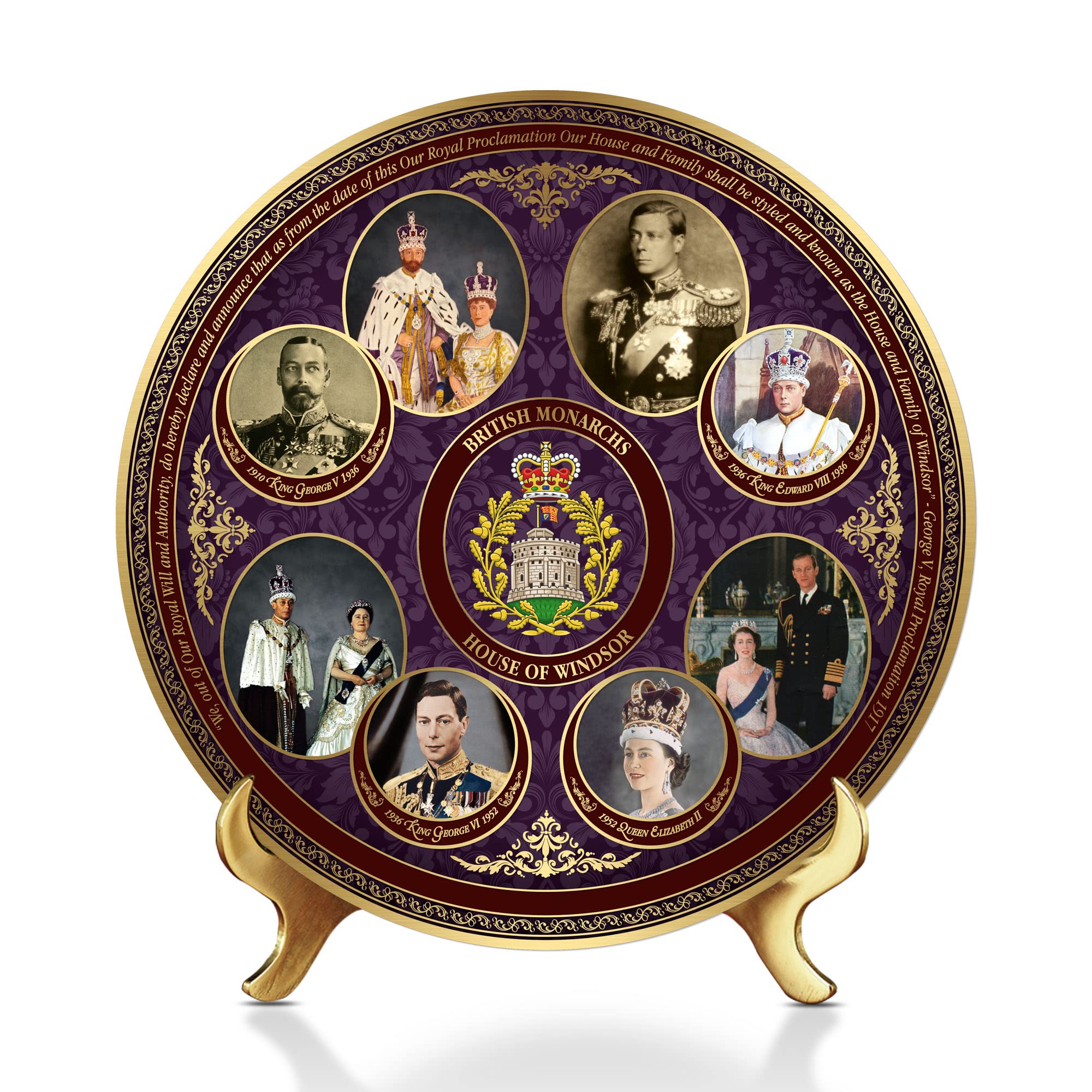 The Bradford ExchangeHouse Of Windsor Gallery Edition Plate