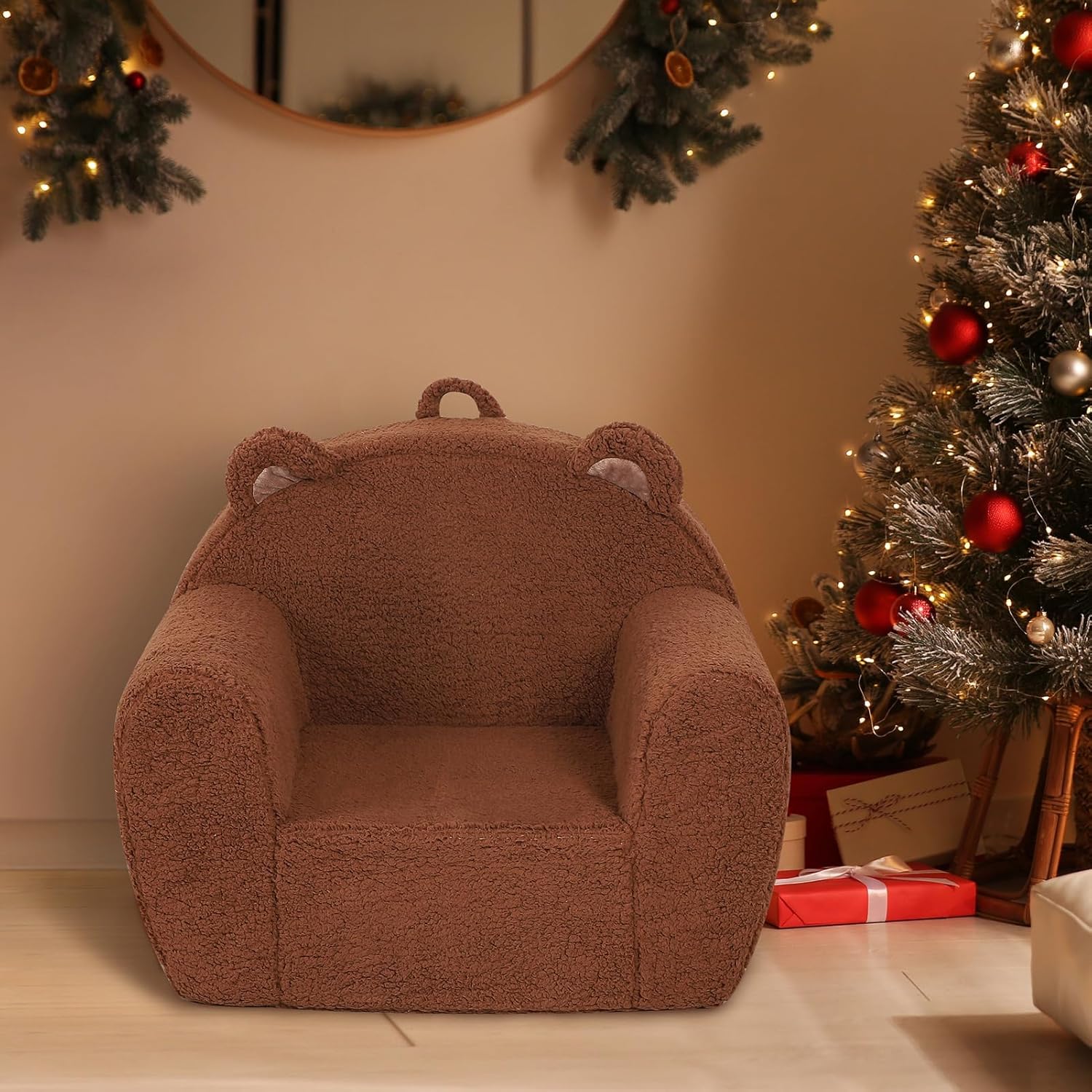 Comfy Toddler Chair, Snuggly Kids Armchair, Brown Bigger Teddy Bear - Image 9