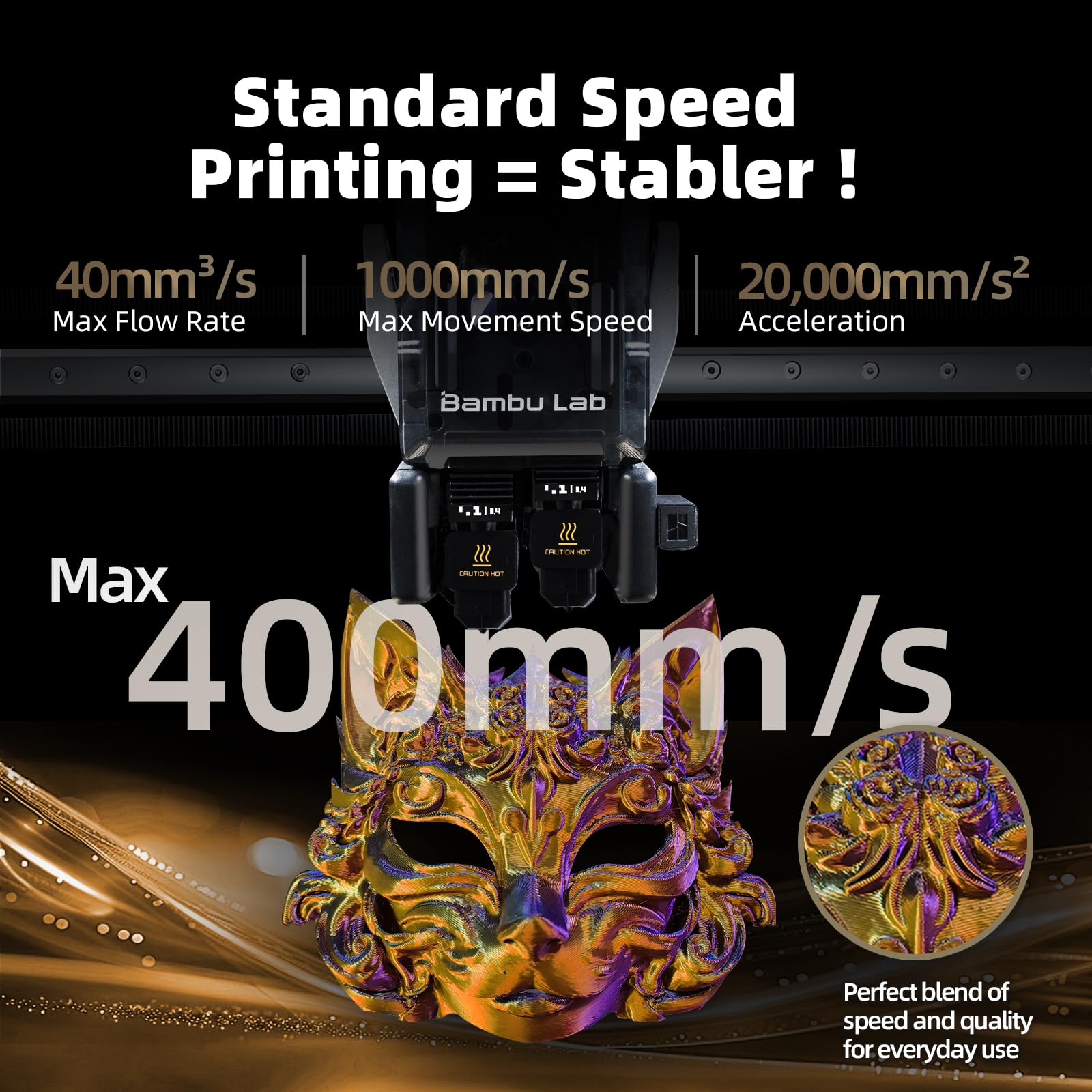 IdeaFormer 2 szt. 0,4 mm H2D/H2S Hotend do bambusa, dysza ze stali hartowanej, zestaw Hotend do Bambu Lab H2D H2S